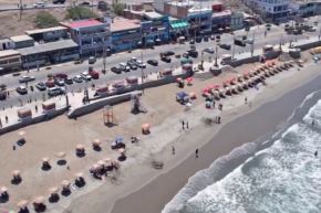 El proyecto, promovido por la Municipalidad de Chorrillos, ha logrado colocar más de 600 m³ de arena en la ribera de la playa. 