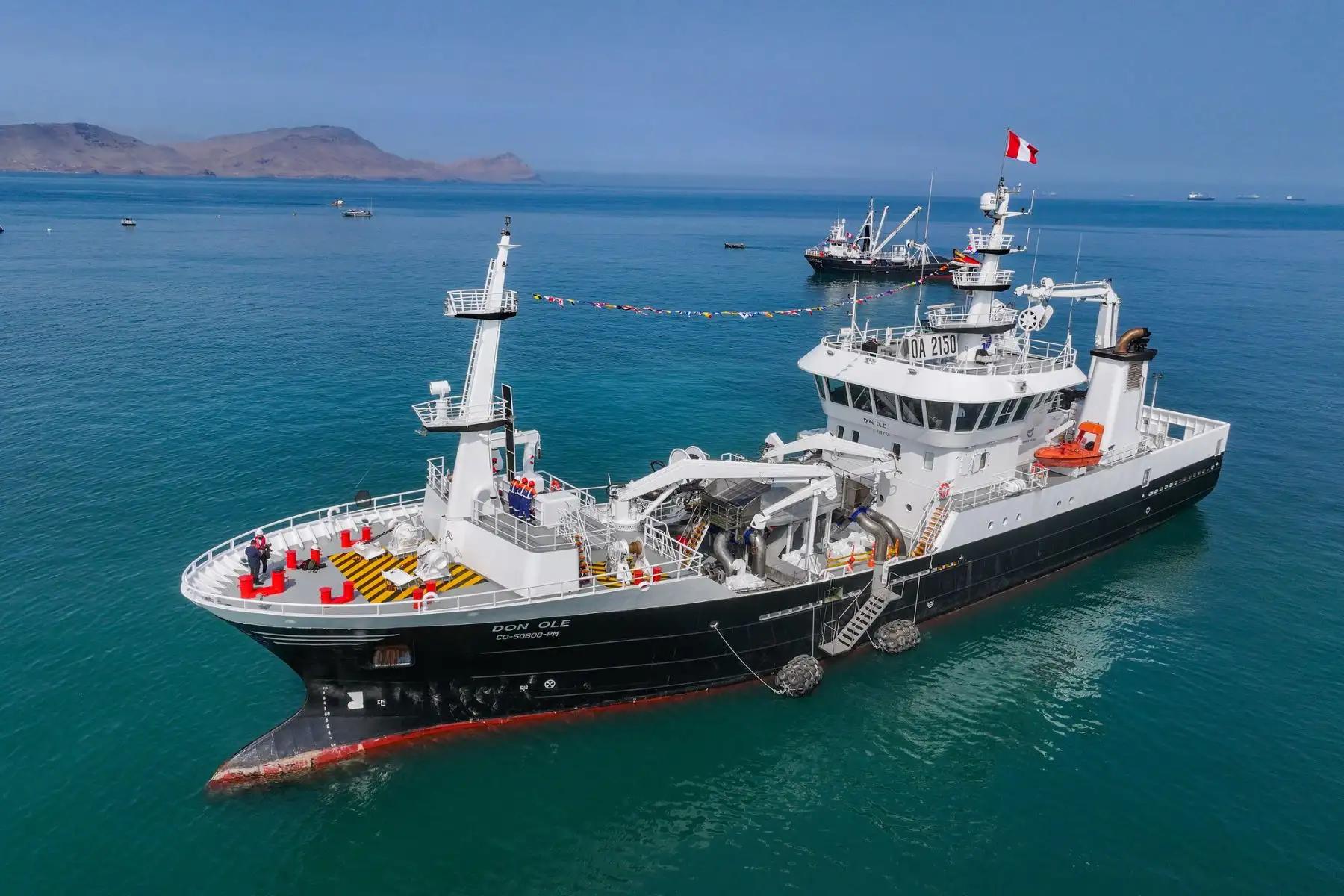 Presentación de los logros de la pesca industrial de anchoveta y cierre de la segunda temporada 2024.
Foto: ANDINA/ Prensa Presidencia