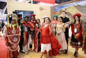 Perú estuvo presente en la feria de turismo OTM 2025 en la India. Foto: Cortesía.