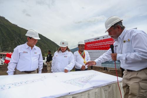 Presidenta  Dina Boluarte  participa en el inicio de la obra del Penal de Abancay en la región Apurímac