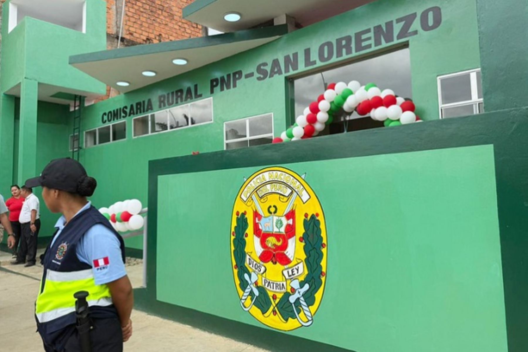 A los 20 efectivos de la Policía Nacional del Perú (PNP) asignados para la localidad de San Lorenzo, se sumarán 30 policías más, que serán destacados en los meses de febrero y mayo.