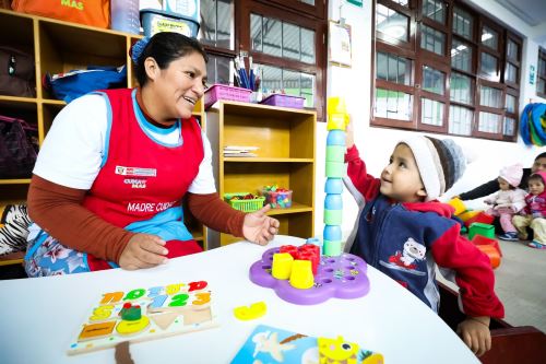 Se fortalecerá la labor del programa Cuna Más en la atención de niños y niñas hasta los 3 años. Foto: Midis