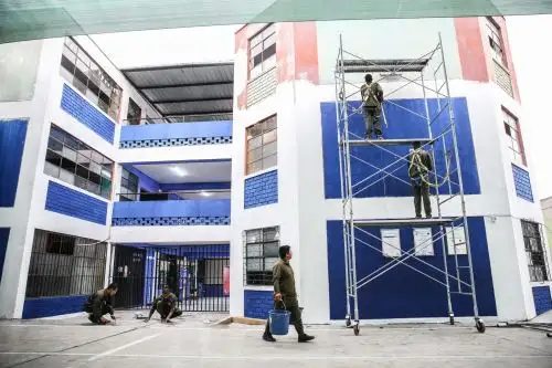 Infraestructura educativa en el Perú. ANDINA/Difusión