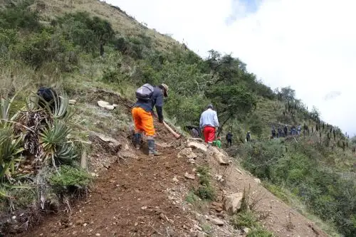 El acceso a la laguna Humantay, en Cusco, se encuentra cerrado debido a los peligros que presenta a causa de los deslizamientos y otros eventos naturales. Foto: ANDINA/difusión.