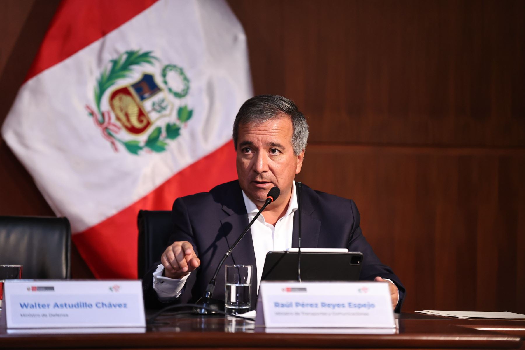 Ministro de Transportes y Comunicaciones, Raúl Pérez Reyes. ANDINA/Difusión