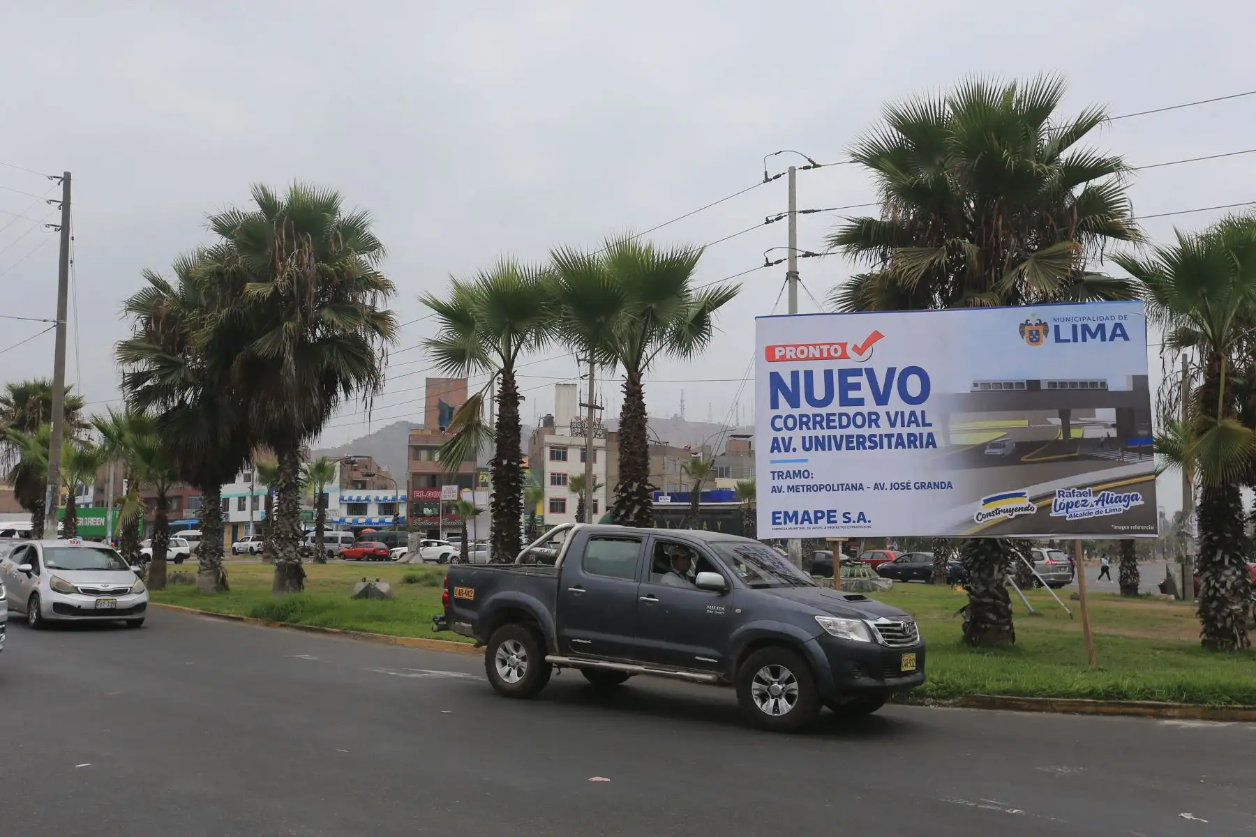 Se construirán cuatro intercambios viales en las avenidas José Granda, Tomás Valle, Naranjal y Carlos Izaguirre. Foto: ANDINA