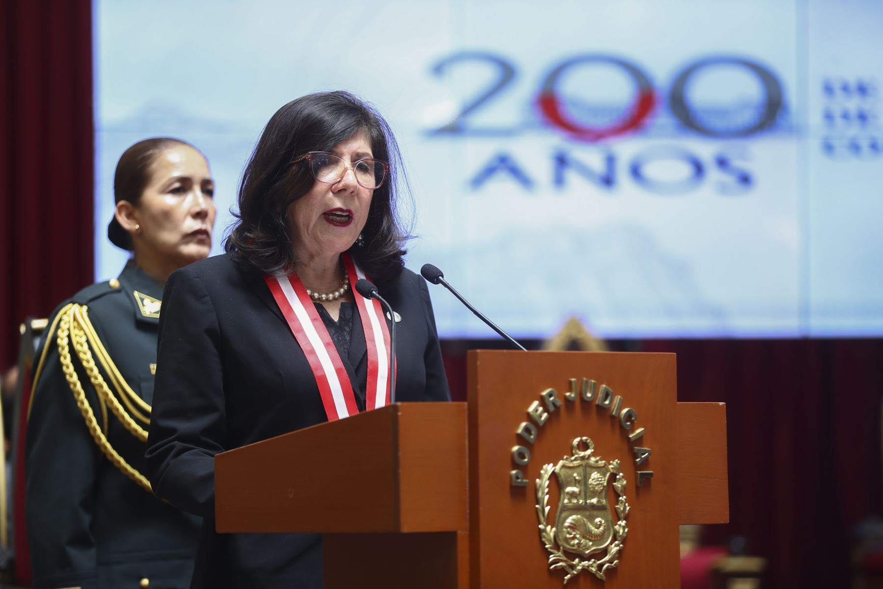 Presidenta del Poder Judicial, Janet Tello Gilardi. Foto: ANDINA/Prensa Presidencia.