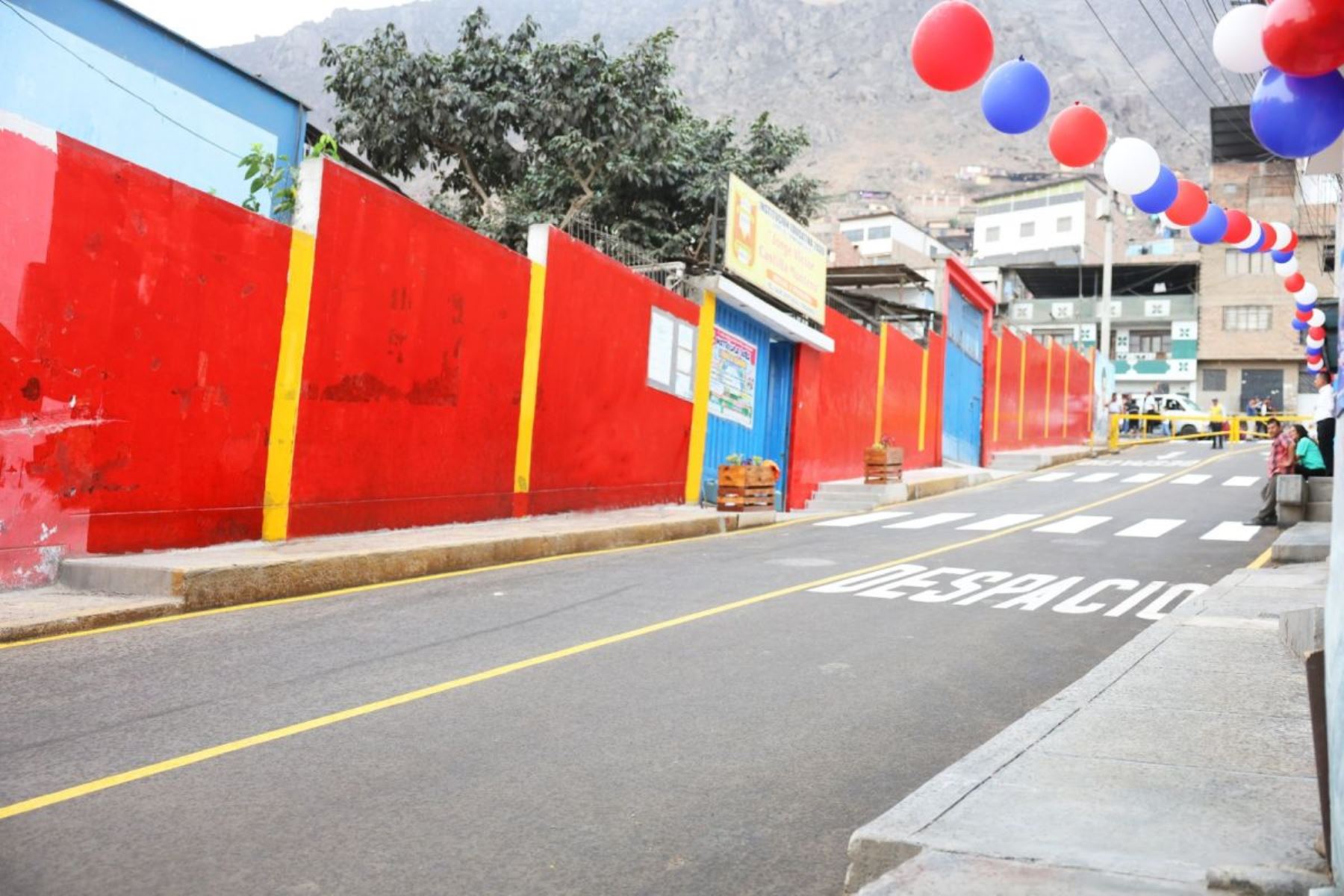 Nueva pista en el distrito de Independencia, zona de El Ermitaño. Foto: ANDINA/Difusión