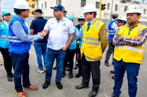 En el caso de la av. Guardia Chalaca, la Sociedad Concesionaria Metro de Lima Línea 2 S reabrió un tramo de tres cuadras, entre la plaza Garibaldi y el jirón Cusco, en ambos sentidos, donde se construye la estación Puerto del Callao (E-01)ANDINA/Difusión