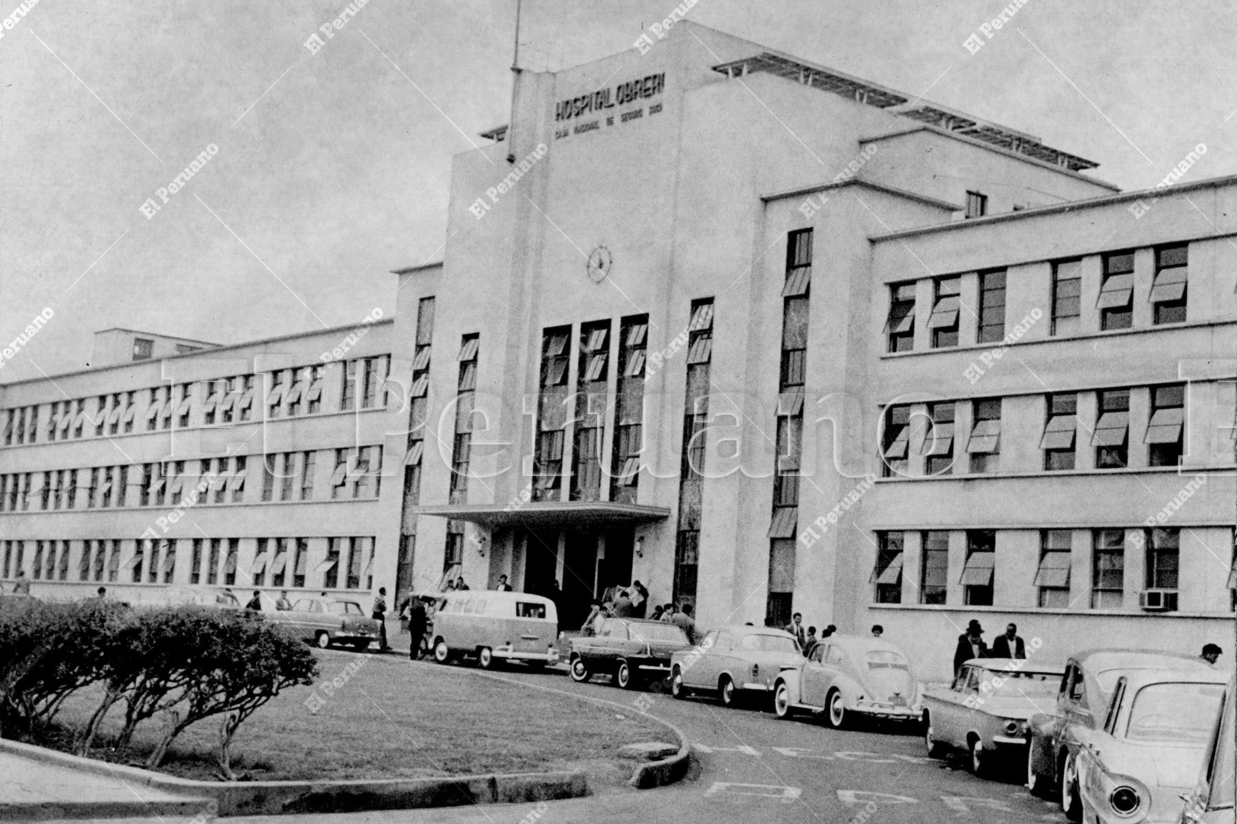 Lima - 21 setiembre 1962 / Vista del Hospital Obrero del Seguro Social del Perú. Foto: Archivo Histórico de El Peruano