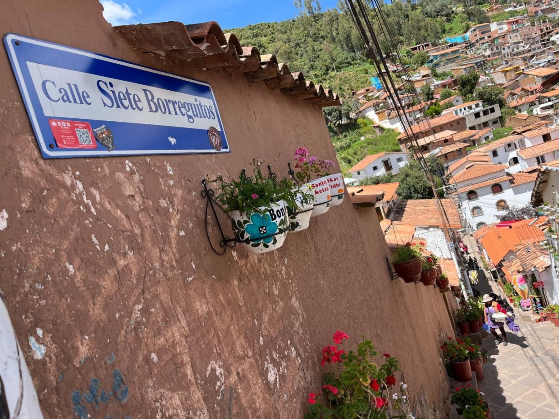 Siete borreguitos es una de las calles del centro histórico de la ciudad de Cusco que tienen como denominador común llamarse Siete. ANDINA/Percy Hurtado Santillán