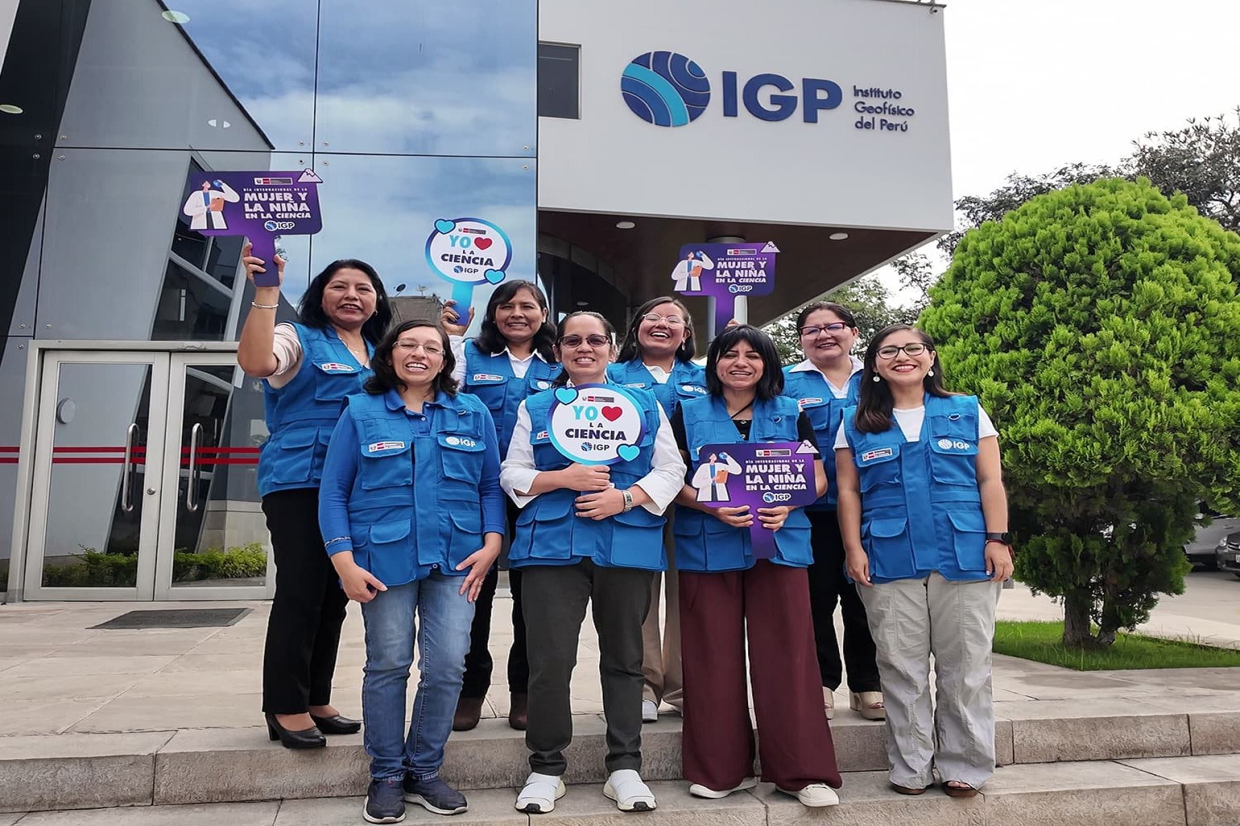 Científicas peruanas compartieron hoy en el  Planetario Nacional del IGP - Ate sus experiencias profesionales y anécdotas durante su trabajo en el Perú. Foto: IGP