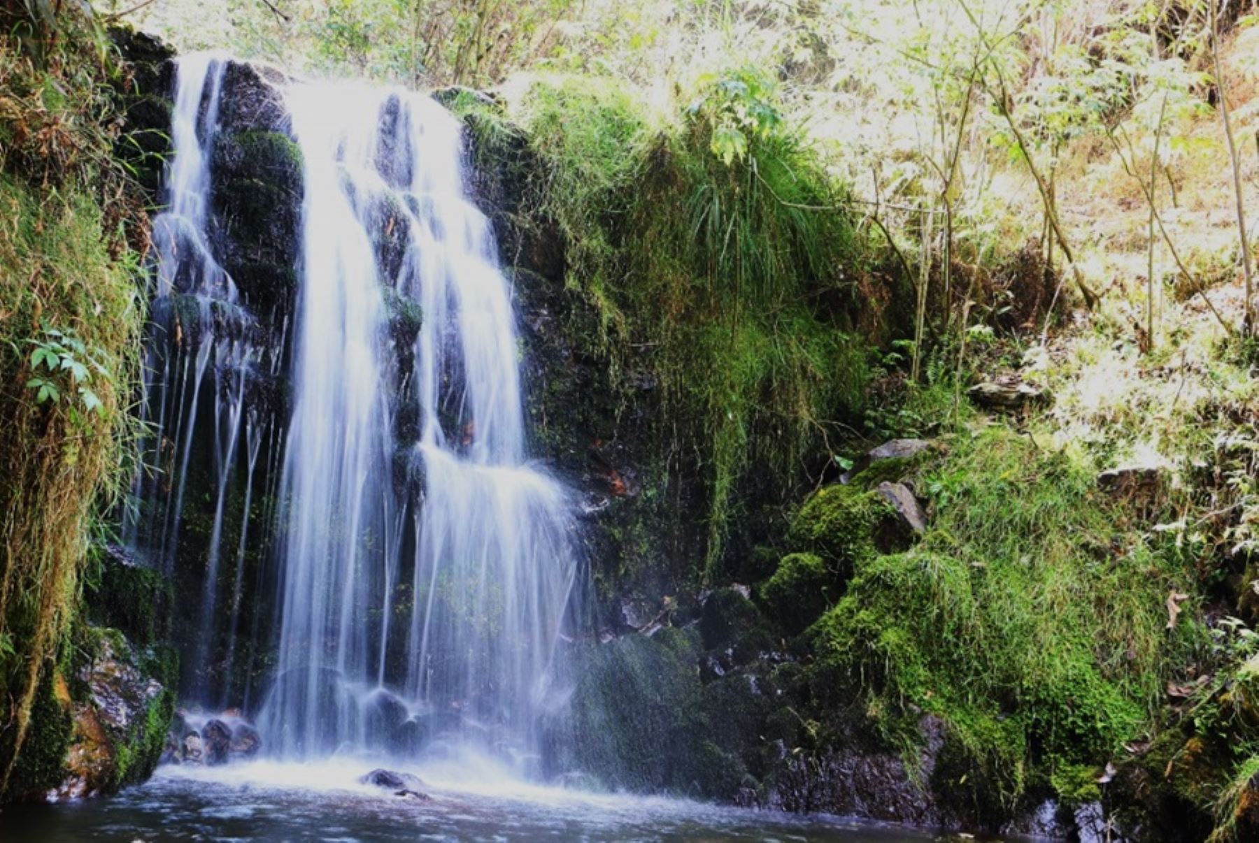 Cascada en el Bosque de Ocopilla, ubicado al este de la capital del distrito de Chilca en la provincia de Huancayo. Es uno de los atractivos turísticos de imperdible visita en la Ruta del Huaylarsh.