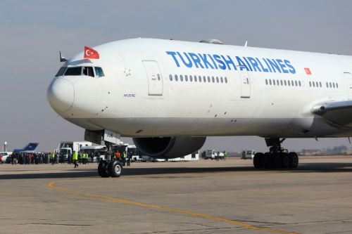 Avión de Turkish Airlines, la aerolínea de Turquía confirmó su ingreso al Perú en el primer semestre del 2025  indicó el Minetur. Foto:AFP