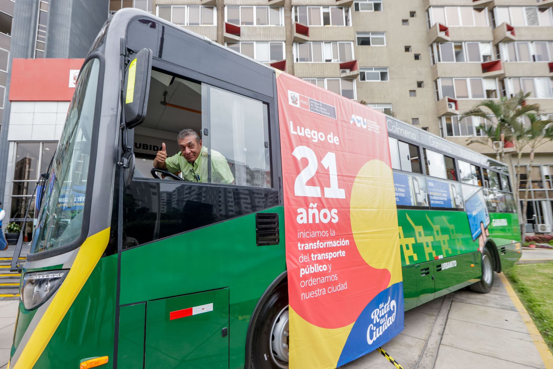 MTC entregó autorizaciones por cinco años para la operación de rutas de transporte regular de Lima y Callao. Fotos: ANDINA/ Luis Iparraguirre