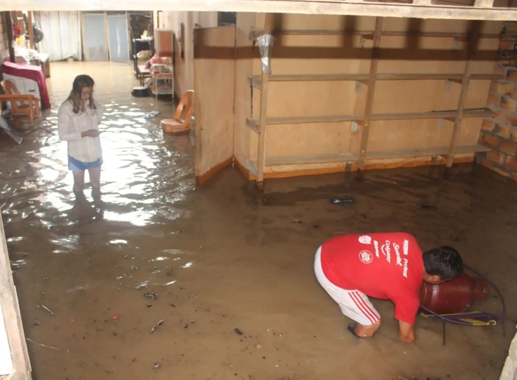 Los distritos de Morales y La Banda de Shilcayo fueron los más afectados por la torrencial lluvia de más de seis horas que afectó en las primeras horas de hoy a la ciudad de Tarapoto, región San Martín. ANDINA/Difusión
