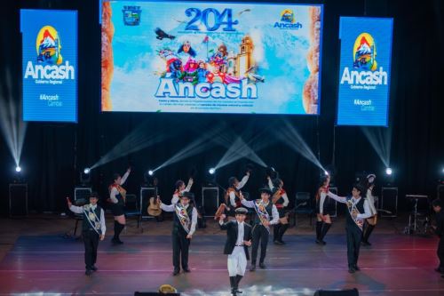 Con diversas actividades Áncash celebró el 204.° aniversario de su creación política como departamento. ANDINA/Difusión