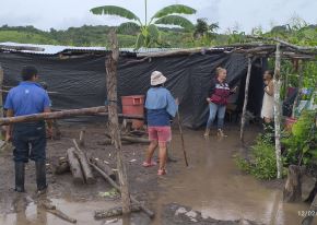 El distrito de Yuracyacu, ubicado en la provincia de Rioja, es el más afectado por las inundaciones causadas por las lluvias intensas que se registran en la región San Martín, informó el COER. ANDINA/Difusión