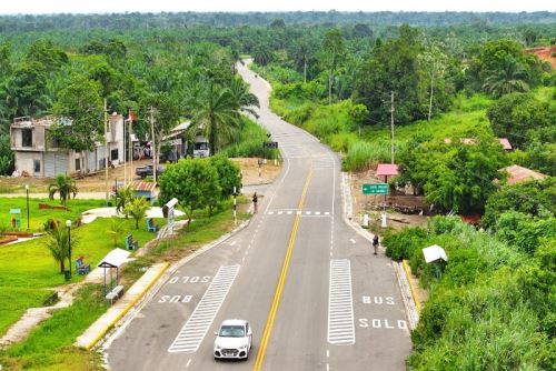 Vía mejorará la calidad de vida de más de 20 000 habitantes de los distritos de Irazola, Neshuya y Curimaná, en la provincia de Padre Abad.