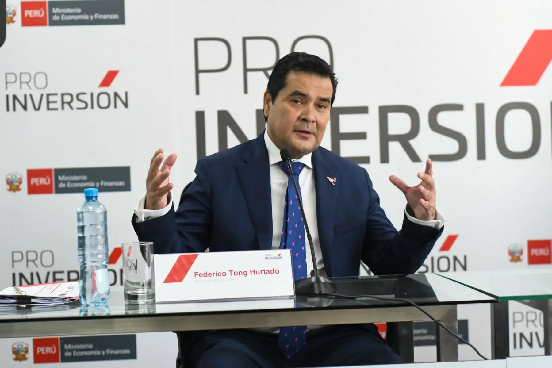 Presidente del IPD, Federico Tong