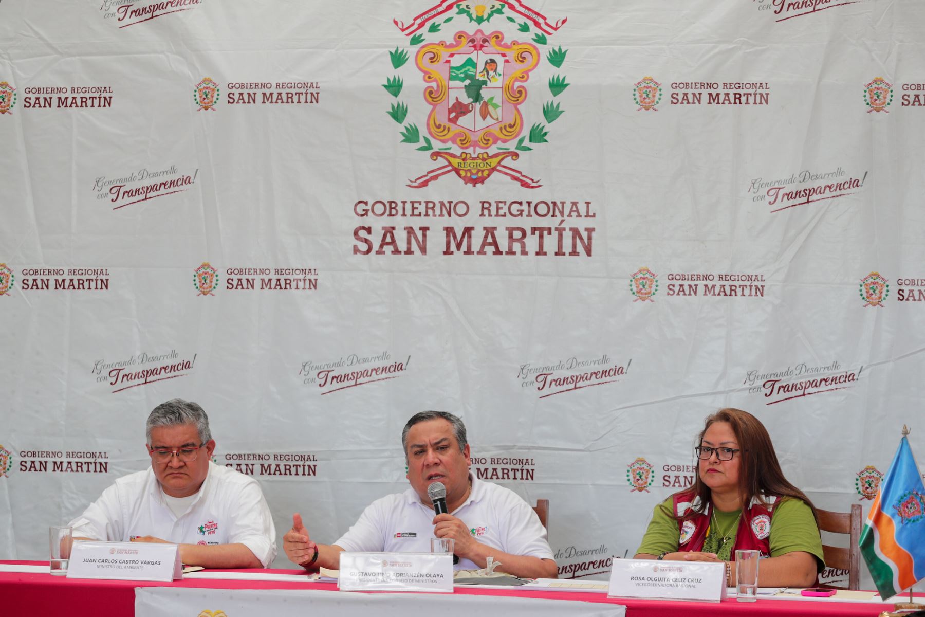 Ejecutivo articula medidas con autoridades locales de región San Martín para mitigar el impacto de las lluvias intensas