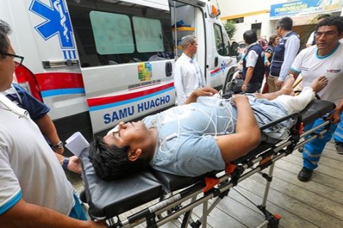 Tras el siniestro, se activó el sistema de emergencia para garantizar la atención de los pacientes. Foto: Minsa