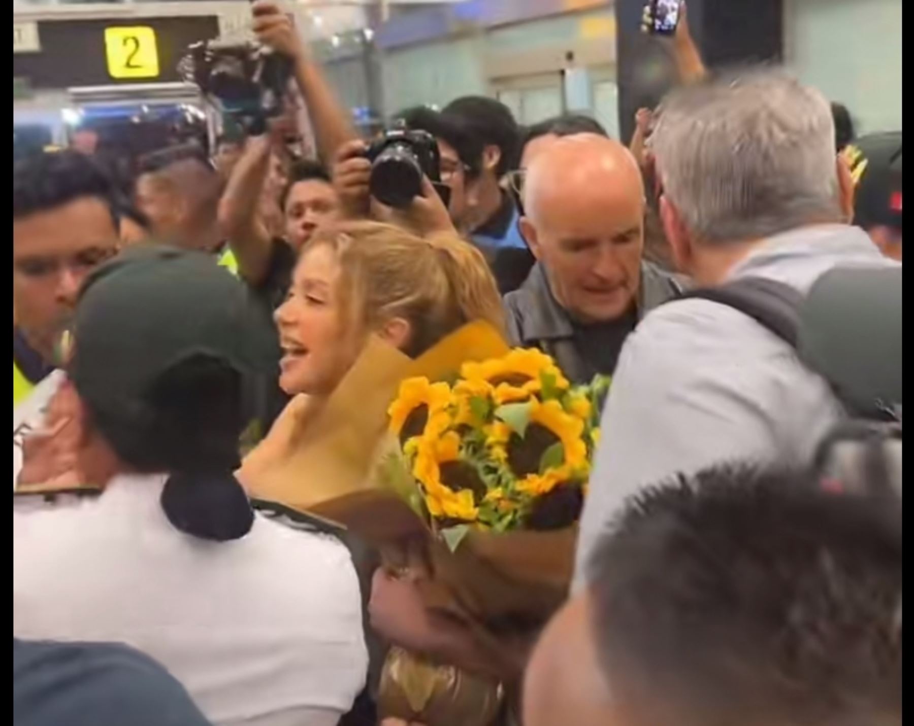 Shakira ya está en Lima.