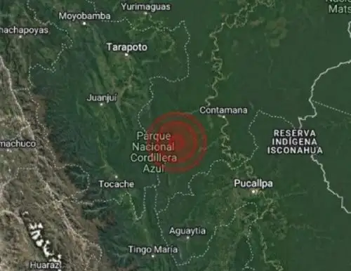 Un temblor de magnitud 4.0 se produjo cerca de la localidad de Pampa Hermosa, en la provincia loretana de Ucayali.