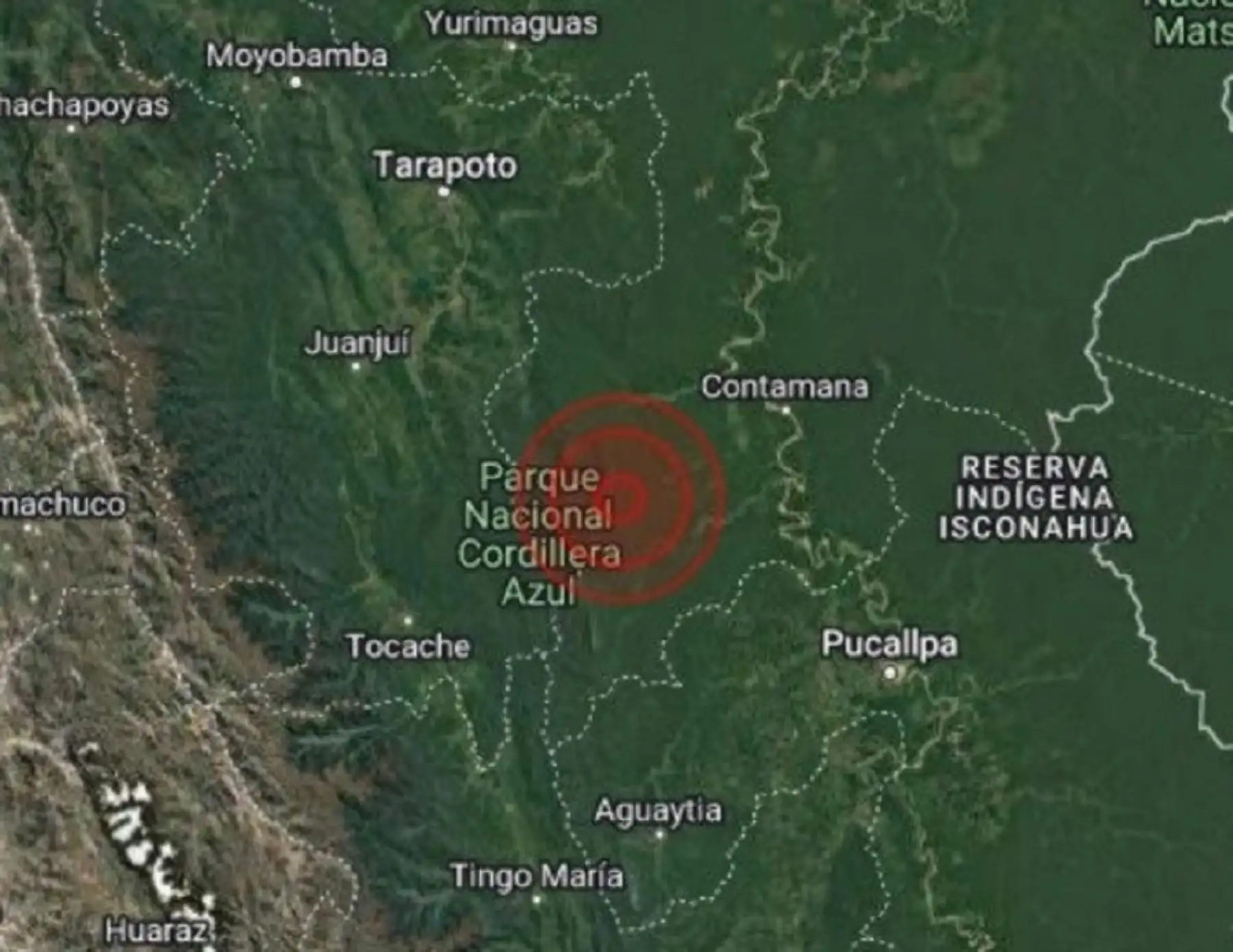 Un temblor de magnitud 4.0 se produjo cerca de la localidad de Pampa Hermosa, en la provincia loretana de Ucayali.