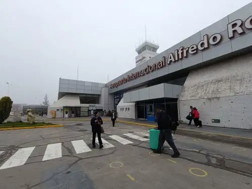 Las operaciones aéreas fueron suspendidas en el aeropuerto de Arequipa debido a la presencia de un presunto explosivo. ANDINA/Difusión