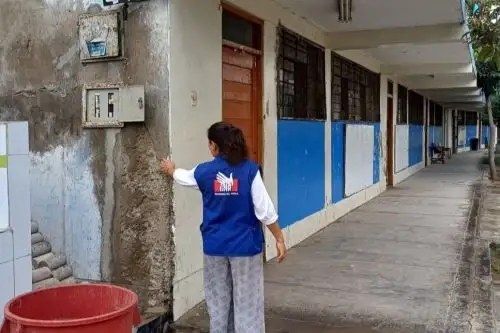 Personal de la Defensoría del Pueblo inspecciona locales escolares en distintos puntos de Lima Metropolitana. Foto: Defensoría del Pueblo/Difusión.