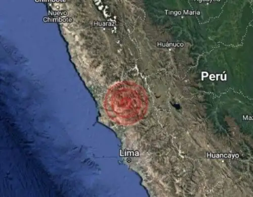 El epicentro del fuerte temblor de magnitud 4.9 se ubicó cerca de la localidad de Oyón, en la sierra de la región Lima.