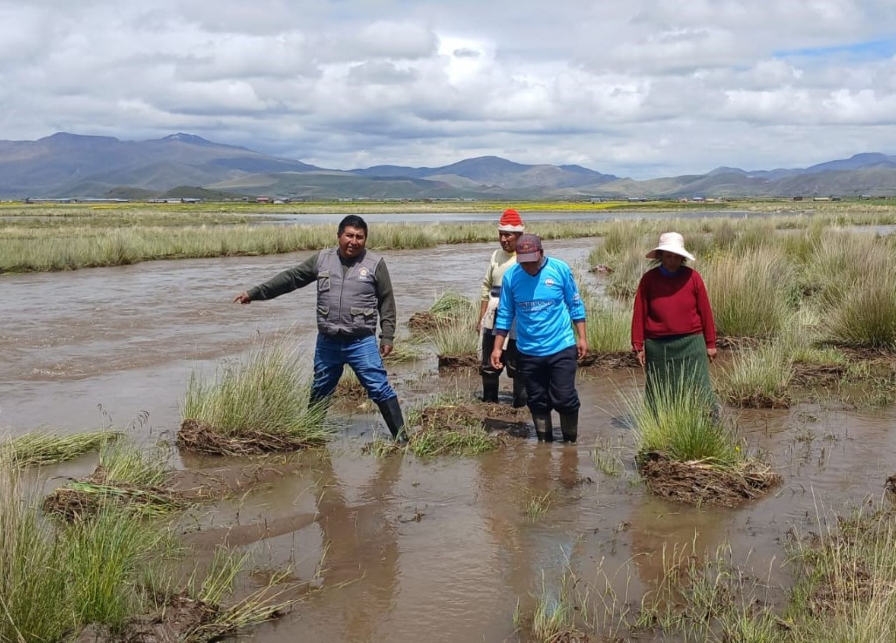 Senamhi prevé que la región Puno soportará lluvias de moderada a fuerte intensidad hasta fines de febrero y advierte de posibles desborde de ríos. ANDINA/Difusión