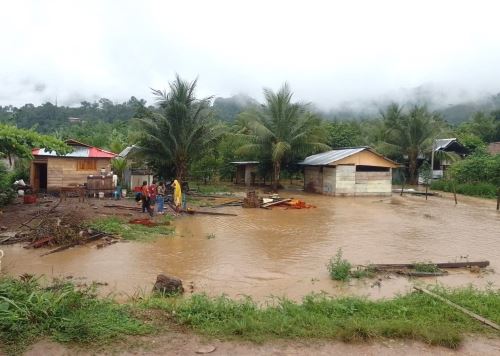 Las emergencias por lluvias intensas no cesan en la provincia de Satipo, en la selva de la región Junín. Ahora se reportó deslizamientos y el desborde del río Panga que afectó varias viviendas. ANDINA/Difusión