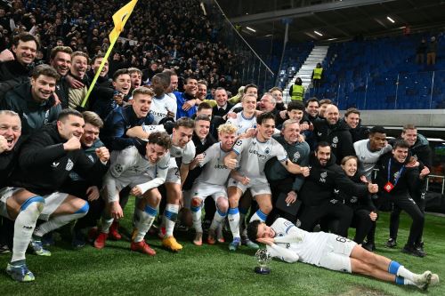 Brujas golea 3 a 1 ante al Atalanta durante el partido de vuelta  de la fase eliminatoria de la UEFA Champions League