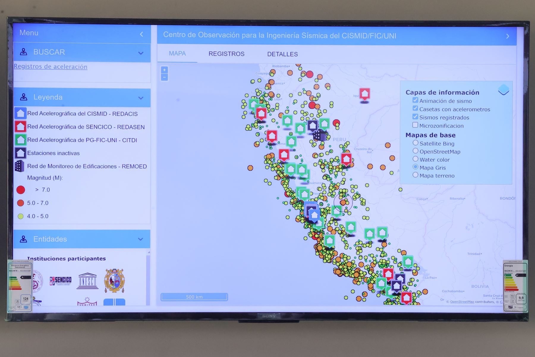 El CISMID presentó el avance del sistema experto integrado para estimar el nivel de daños en edificios e infraestructura inmediatamente después del sismo. Foto: ANDINA/Melina Mejía