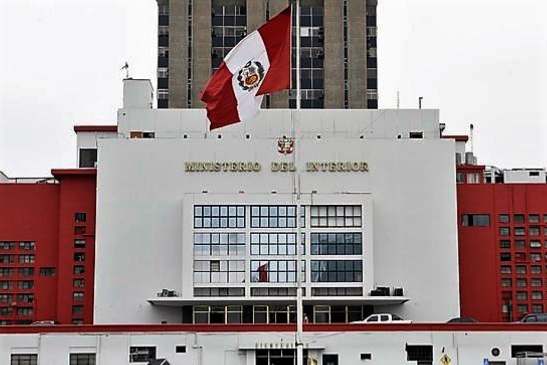 Fachada del Ministerio del Interior Foto: ANDINA/Difusión