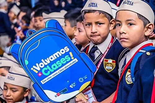 El cambio de colegio puede volverse un reto para los más pequeños. ANDINA