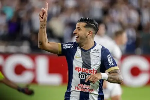 Alianza Lima derrota por 1-0 a Boca Juniors en el estadio de Matute. Pablo Ceppelini. Foto: ANDINA/ Luis Iparraguirre