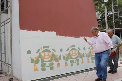 Así van los trabajos en el nuevo edificio de conservación de bienes arqueológicos del Museo Nacional Sicán. Foto: ANDINA/Difusión