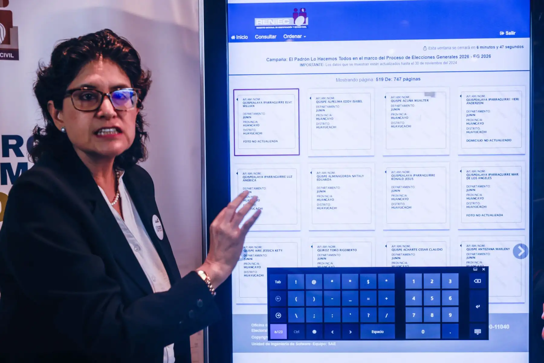 Confirma tu identidad en Reniec y actualiza tu DNI, garantizando que cada voto se registre de manera justa y oportuna. Foto: ANDINA/Luis Iparraguirre