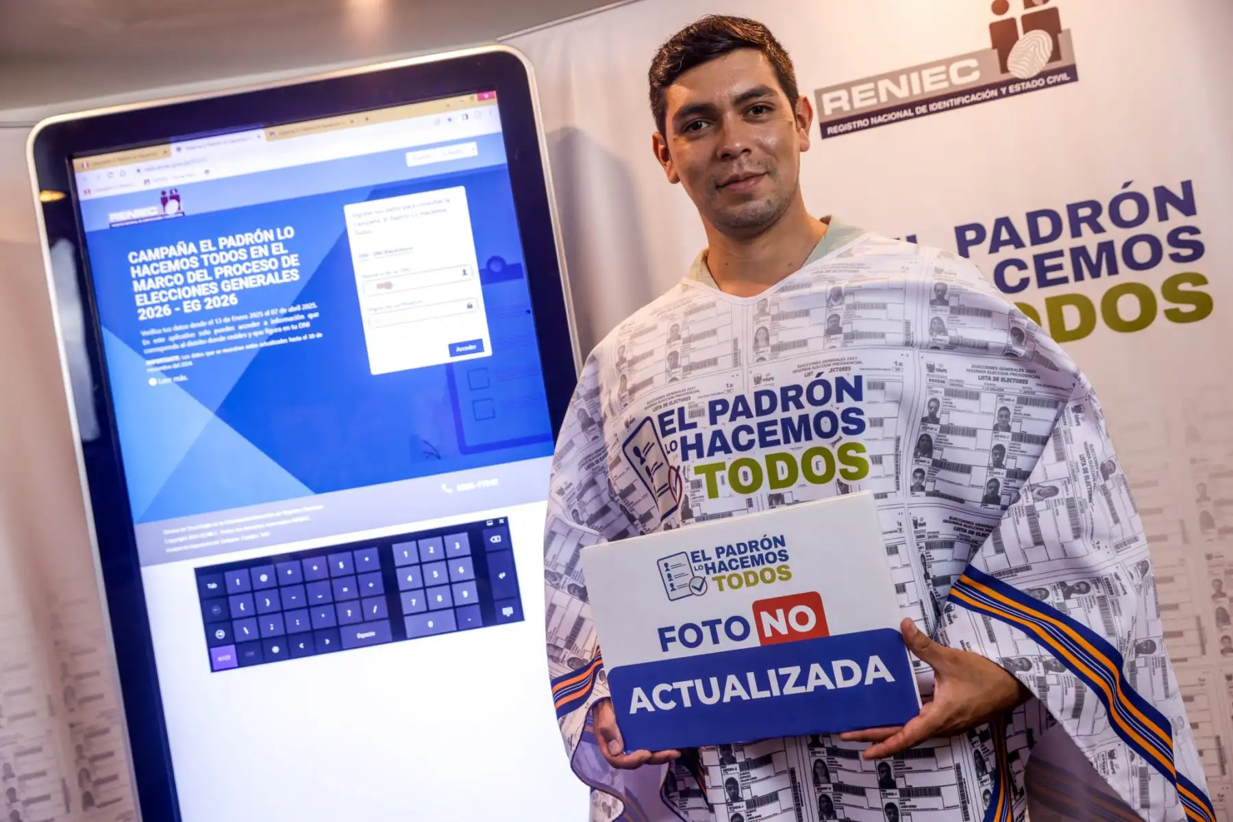 Acude a la plataforma “Consulta tus datos” para verificar tu información y asegurar un proceso electoral inclusivo y transparente. Foto: ANDINA/Luis Iparraguirre