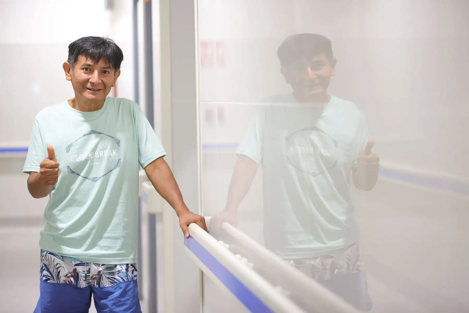 Uno de los primeros pacientes que ha hecho uso de esta tecnología es Ismael Macavilca Rodríguez de 57 años, quien fue operado hace una semana en el INEN . Foto: ANDINA/Melina Mejía
