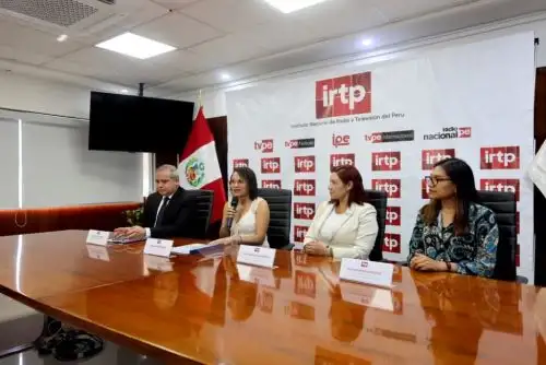 "Reafirmamos nuestra voluntad de seguir trabajando con integridad”, enfatizó la jefa institucional del IRTP, Ninoska Chandía. Foto: IRTP.