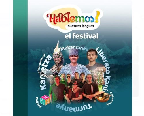 El Ministerio de Cultura organiza en Huaraz, región Áncash, el Festival "Hablemos nuestras lenguas", para conmemorar el Día Internacional de la Lengua Materna que se celebra el 21 de febrero. ANDINA/Difusión