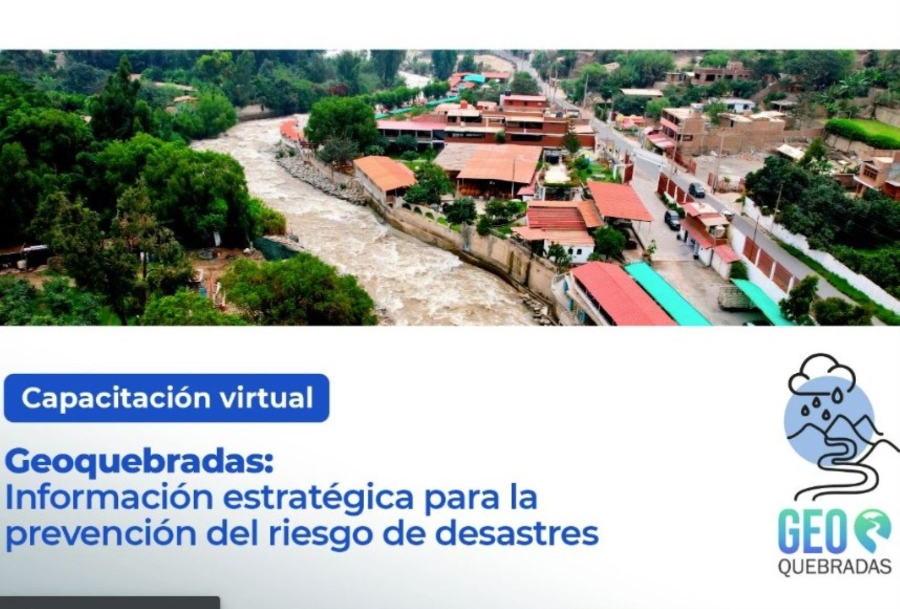 Funcionarios de gobiernos regionales y locales conocieron la información que brinda el portal Geoquebradas del Minam que alerta de posibles activación de quebradas por lluvias intensas. ANDINA/Difusión