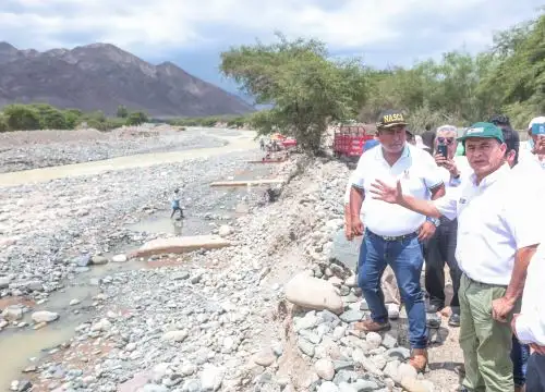 El viceministro de Desarrollo de Agricultura Familiar e Infraestructura Agraria y Riego del Midagri, Iván Ramos Pastor, cumplió jornada de trabajo en Ica.