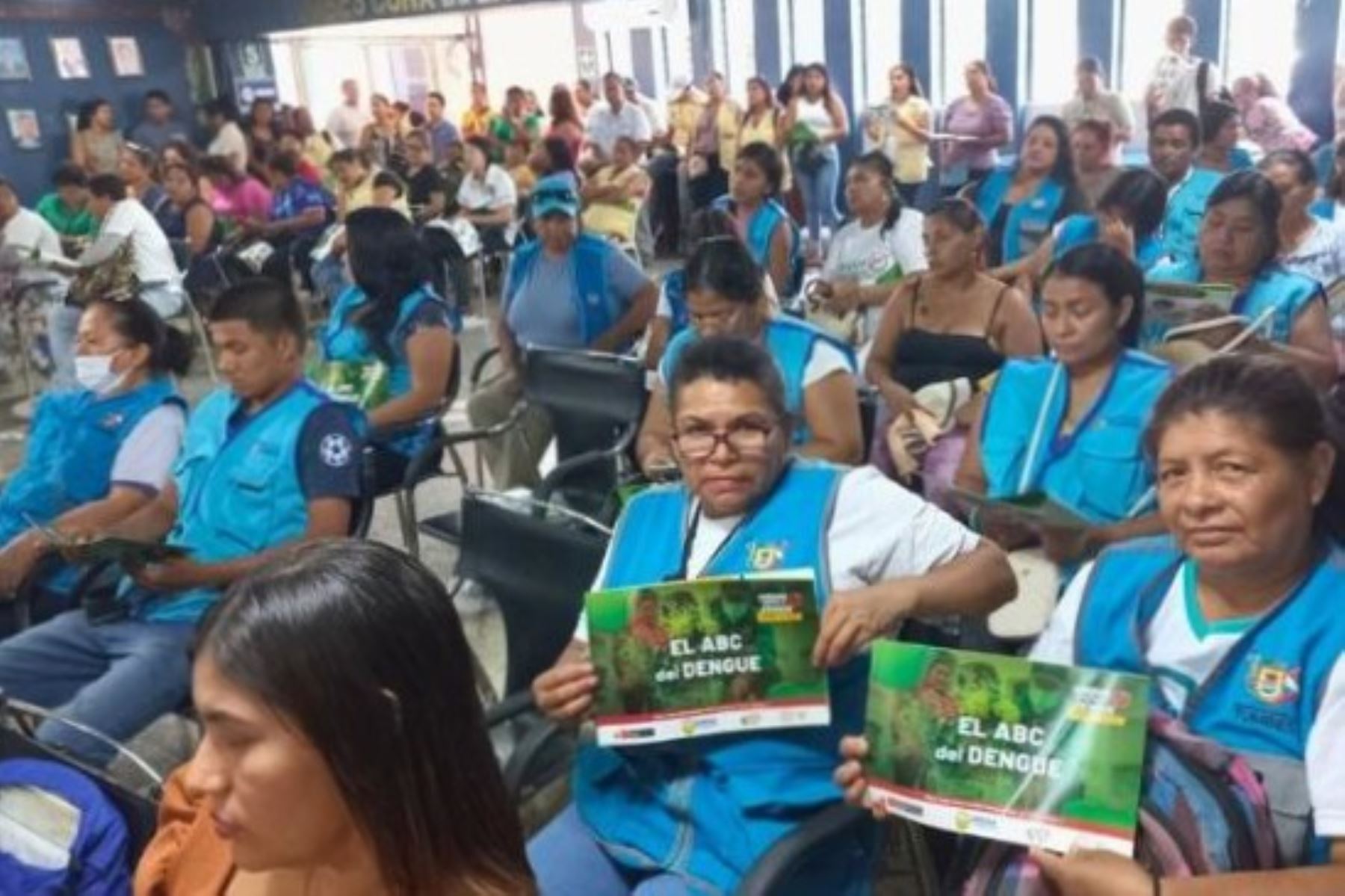 Capacitación de agentes comunitarios de salud para la prevención del dengue en Tumbes. Foto: ANDINA/Difusión