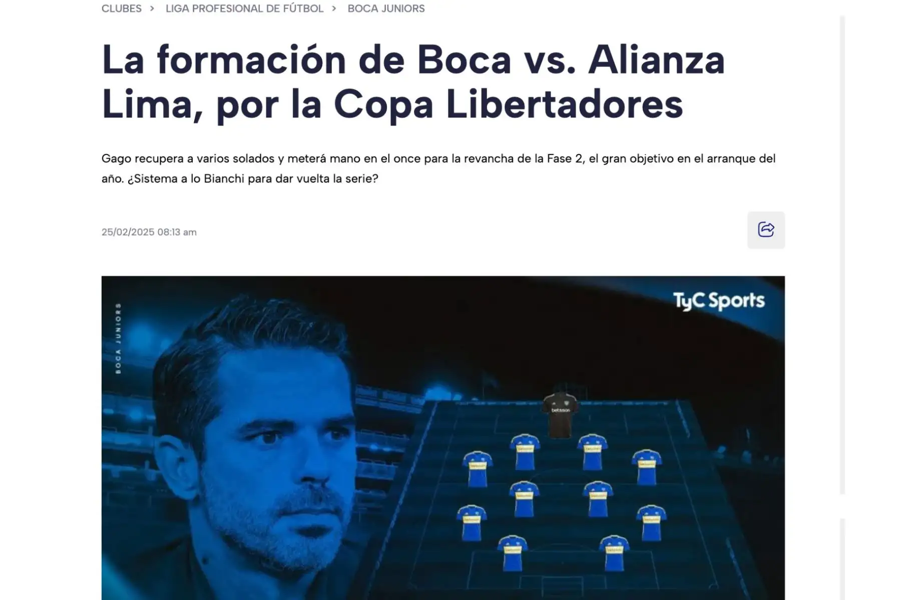 El plantel de Boca realiza los últimos ajustes antes del crucial duelo ante Alianza Lima en La Bombonera. Foto: Captura TV