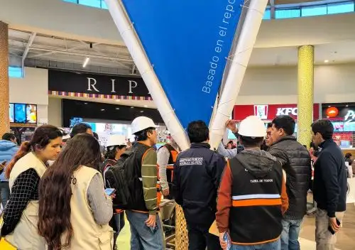 Municipalidad de San Román detecta fallas estructurales en el centro comercial Real Plaza, de Juliaca, como fisuras en columnas, estructuras metálicas oxidadas, y la presencia de moho y humedad. Foto: ANDINA/difusión.